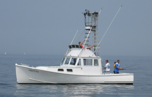 The Fortuna Charter Fishing in Scituate Harbor Scituate MA 781-545-6516 MBG  Fishing Charters